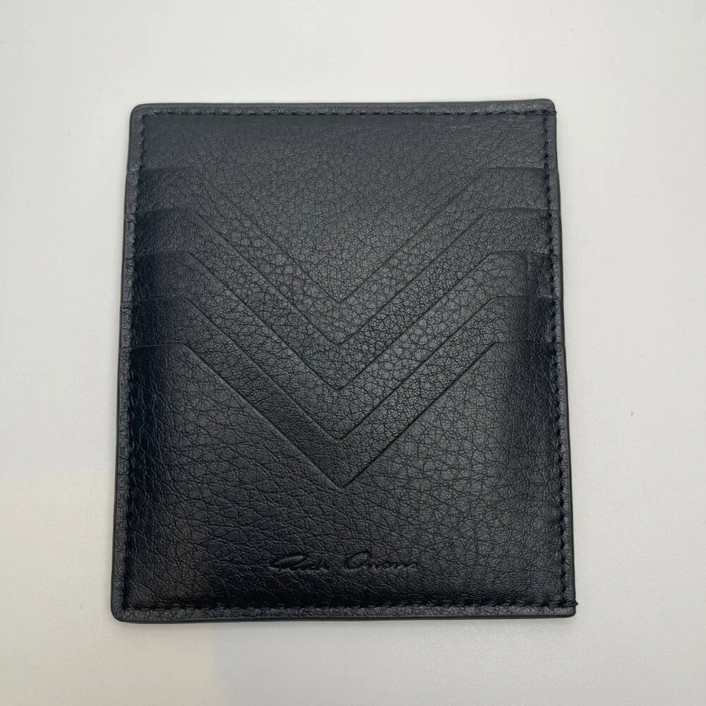 Rick Owens Black Porterville Square Card Holder - NWOT - Picture 1 of 8